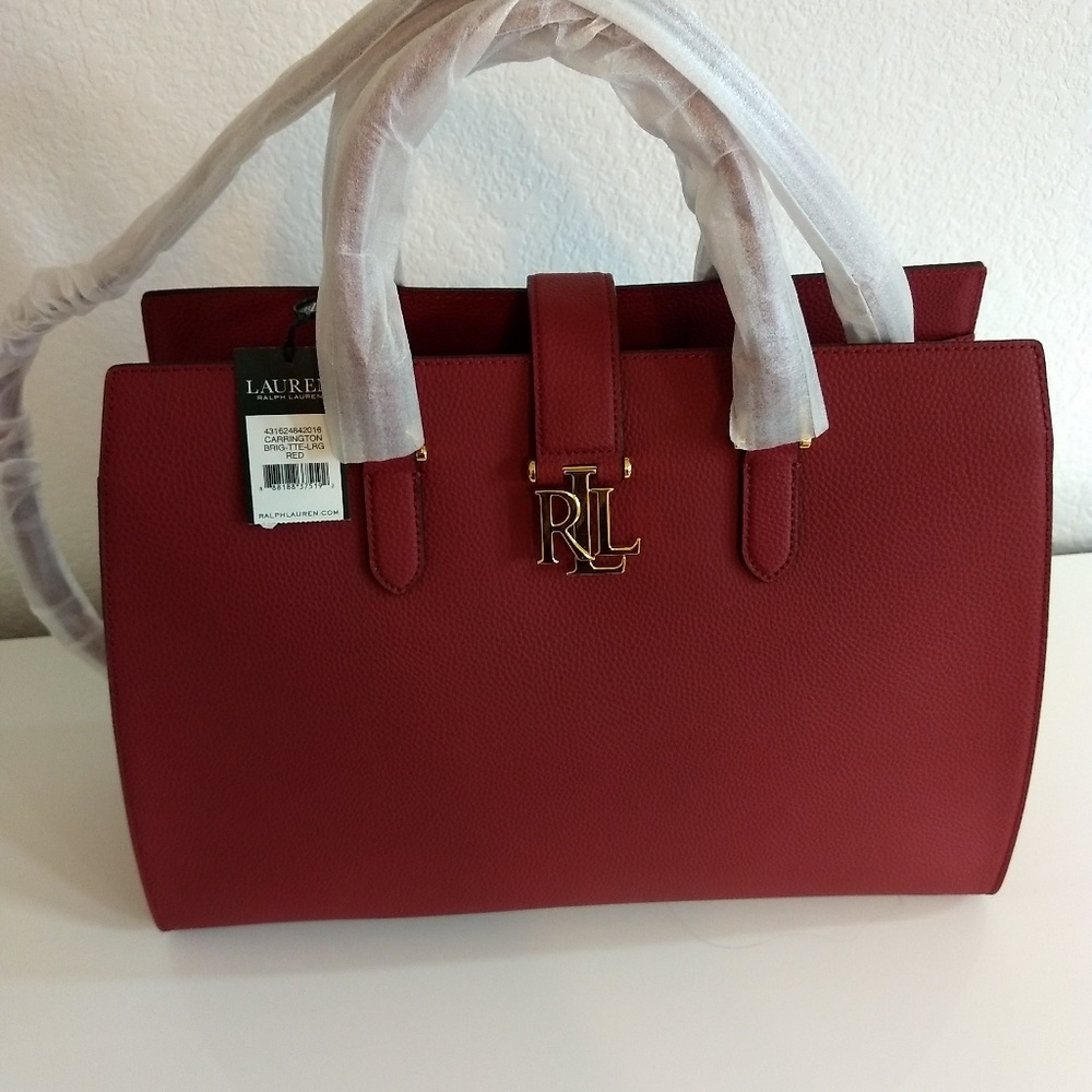 Ralph Lauren Carrington Brigitte Large Satchel